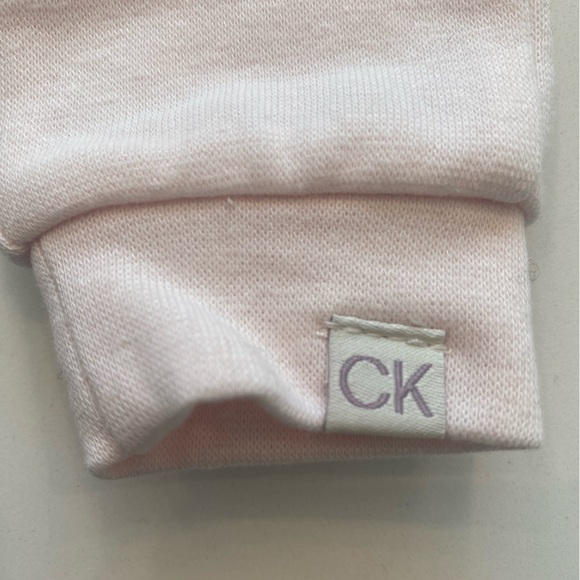 NWOT - Calvin Klein 12month girls light pink joggers - Picture 2 of 4